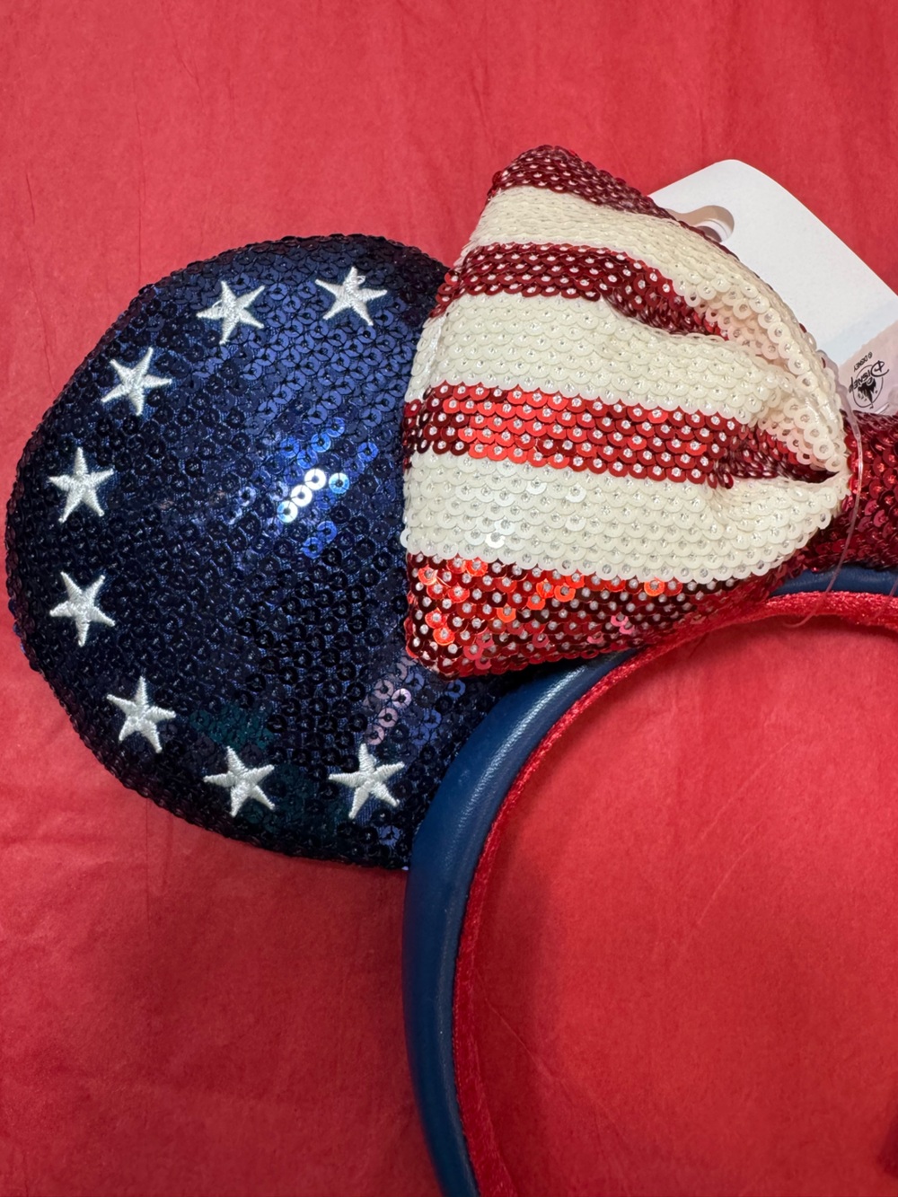 🇺🇸 Disney Patriotic Sequin Minnie Ears Headband - 250 YEARS! 🇺🇸 - Picture 10 of 12